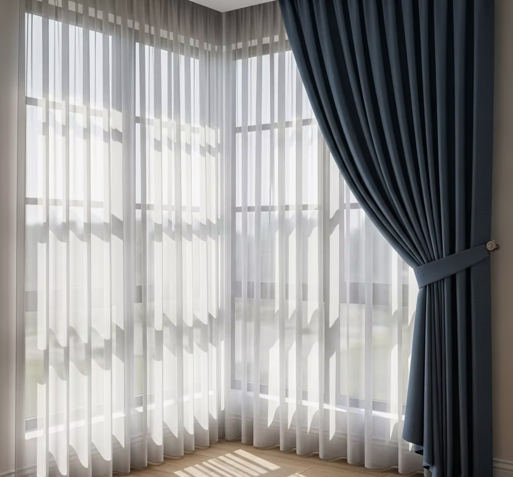 How to Treat Corner Windows Without Losing Light