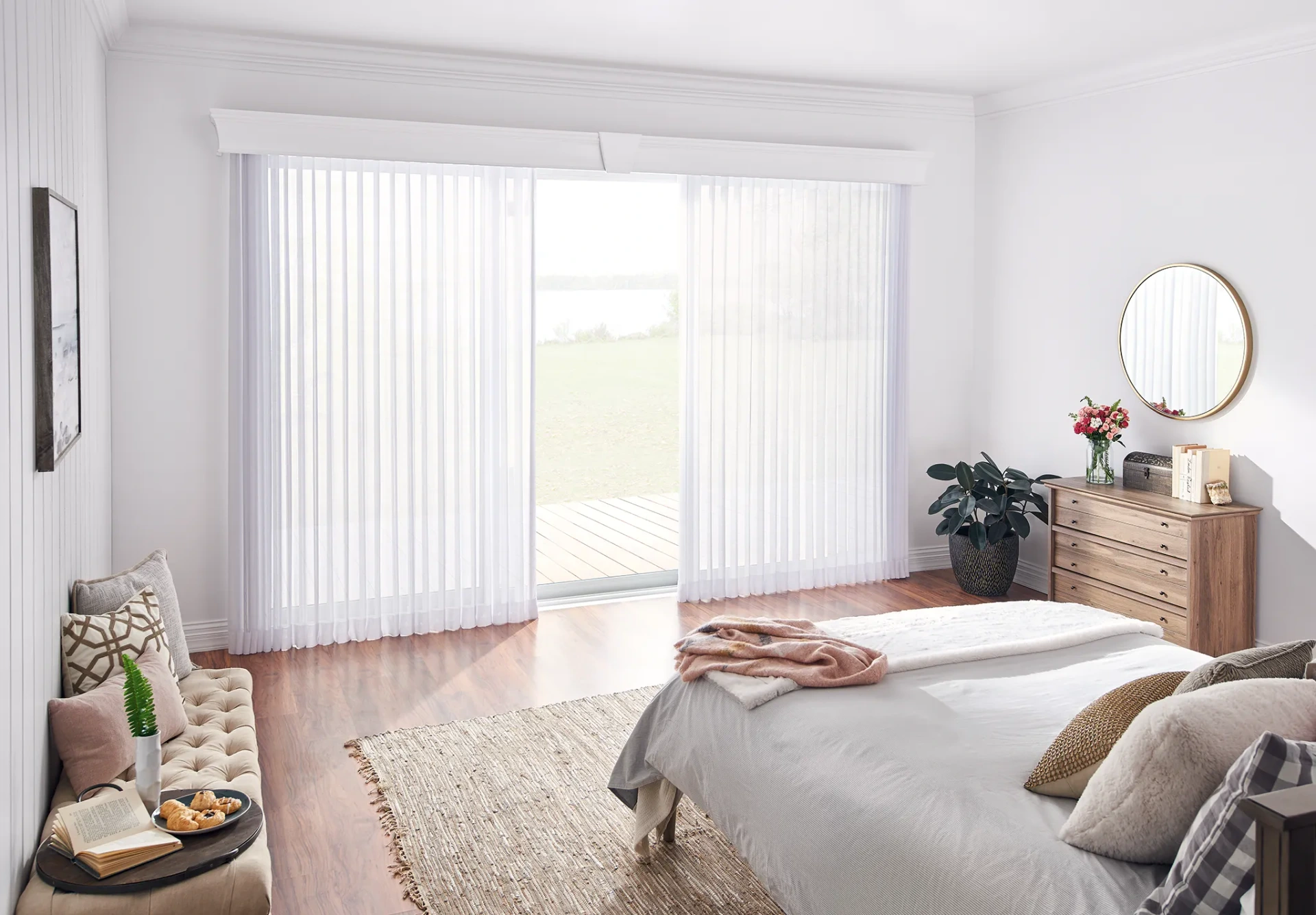 Graber sheer vertical supplier room example.