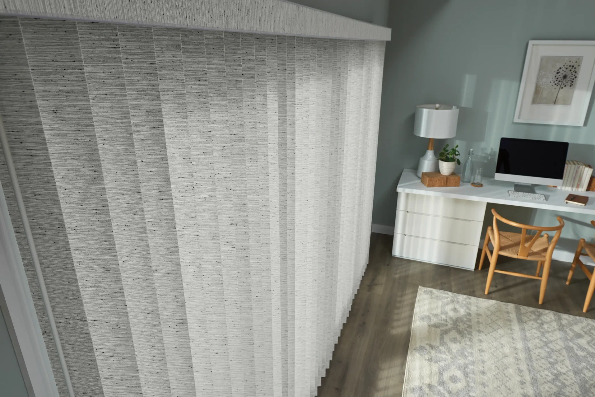 Graber vertical-blind example used to illustrate the G71 headrail.