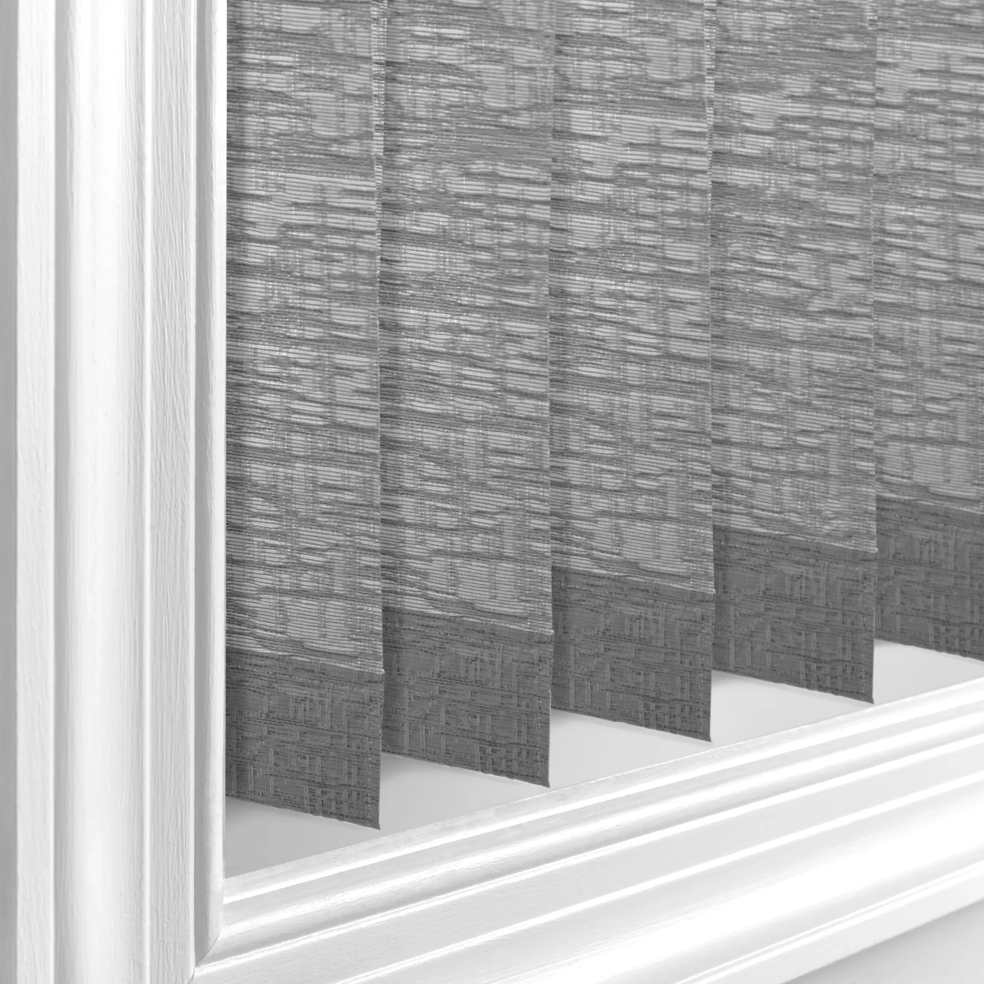 Graber fabric vertical vane detail.