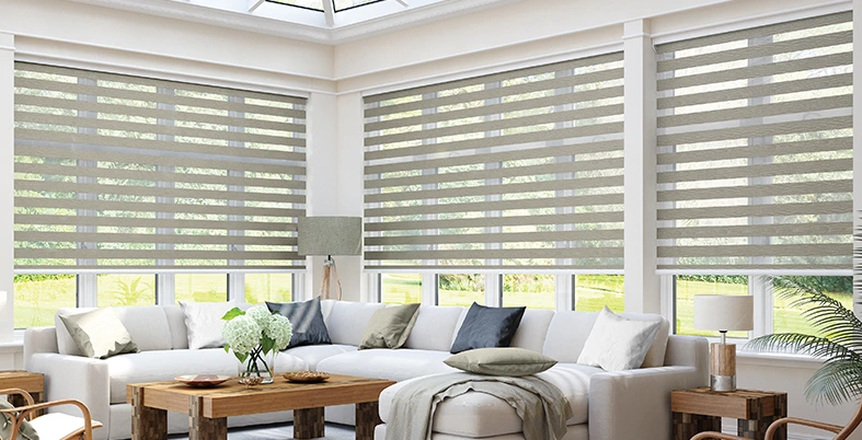 Vertican transitional fabric-band example from the supplier gallery.