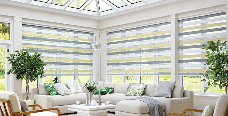 Vertican transitional fabric-band example from the supplier gallery.