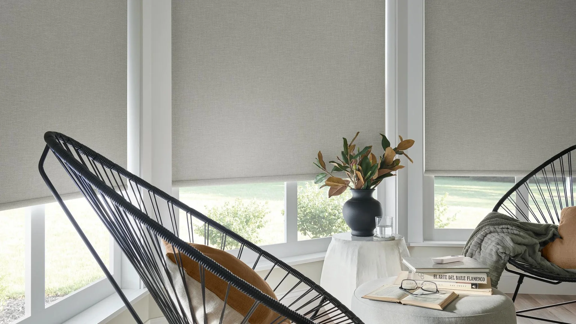 Alta roller shades in the manufacturer's room gallery.