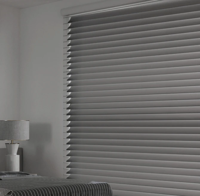 Elite Sheer Horizontal vanes in the closed position.