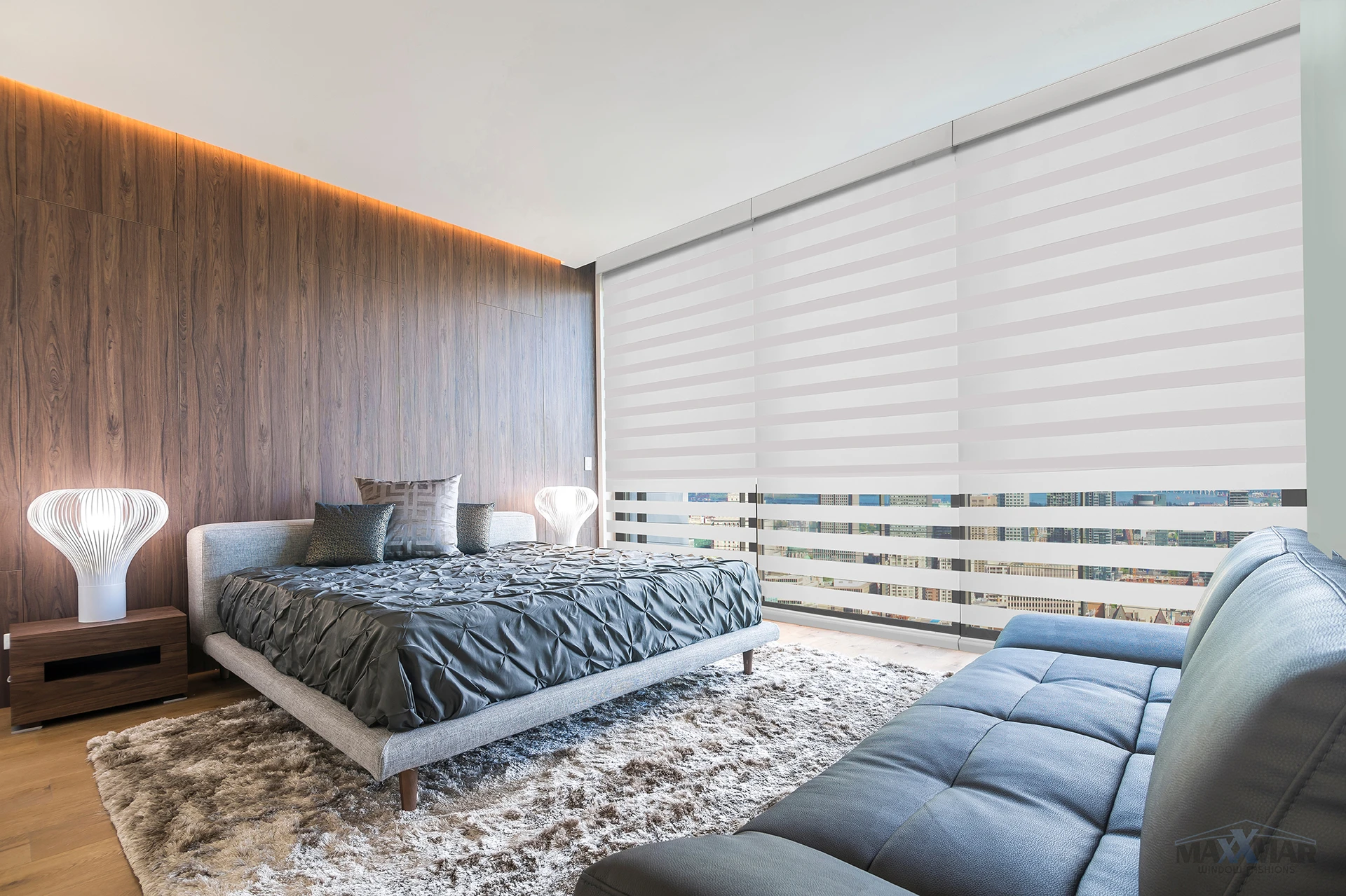 Maxxmar Opera / Double Shades: window-covering example.