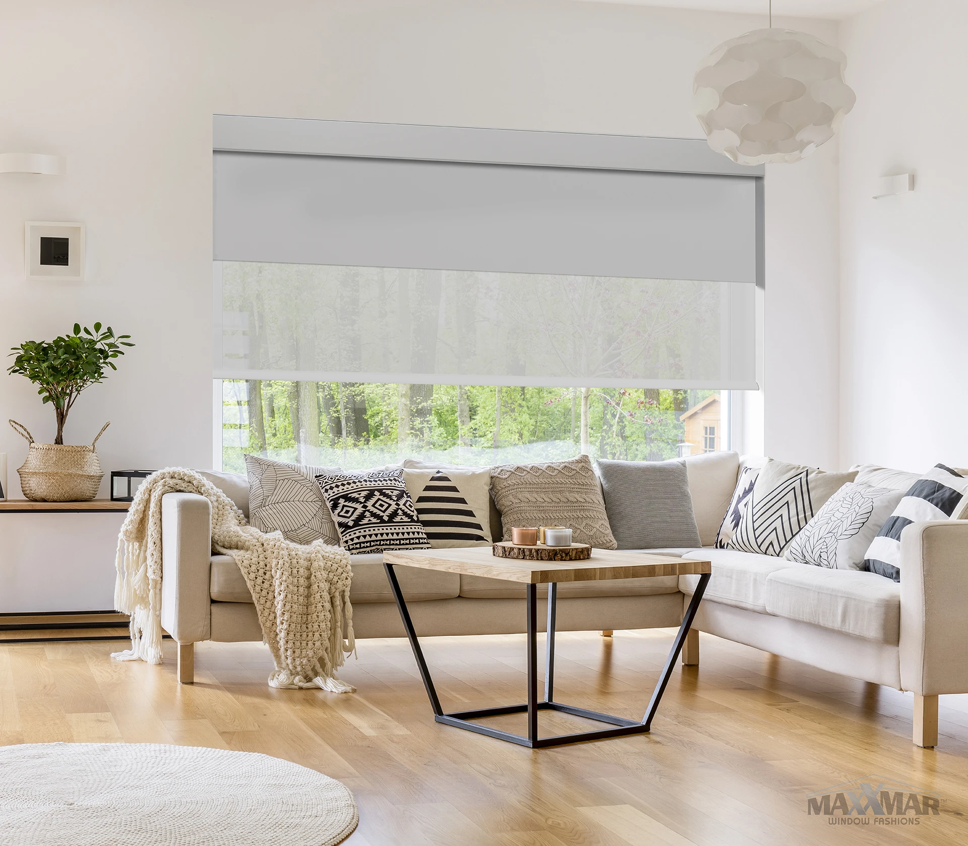 Maxxmar Opera / Double Shades: window-covering example.